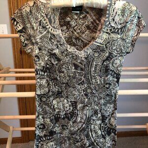 Women's embellished short sleeve top - Size XS